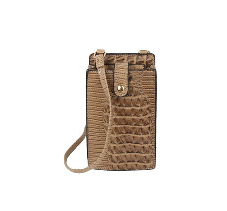 Croc Alligator Crossbody Bag Cell Phone Purse by hfstylish