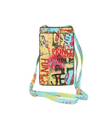 FASHION MULTI GRAFFITI PRINT CELL PHONE BAG by hfstylish