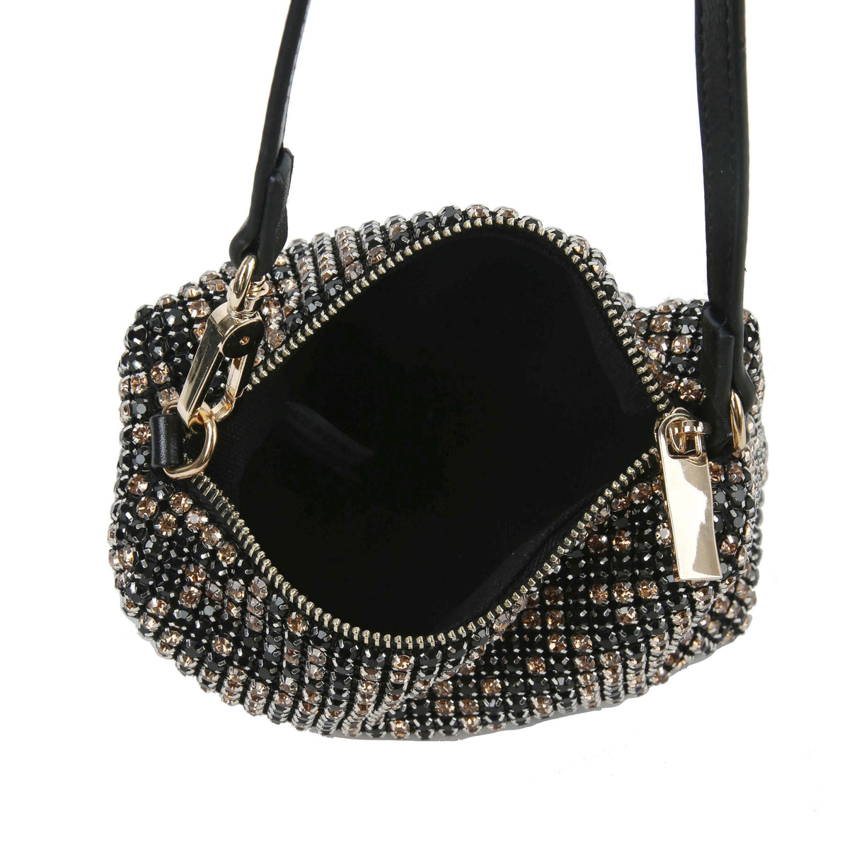 Women Rhinestone Crossbody Shoulder Handbag by hfstylish