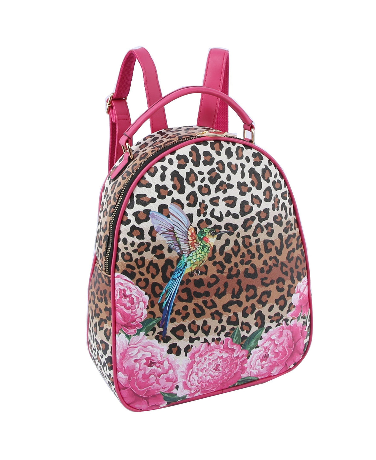 Leo Print Backpack for Women Casual Daypack by hfstylish