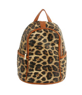 Cow Leo Print Women Backpack Daypack Purse by hfstylish