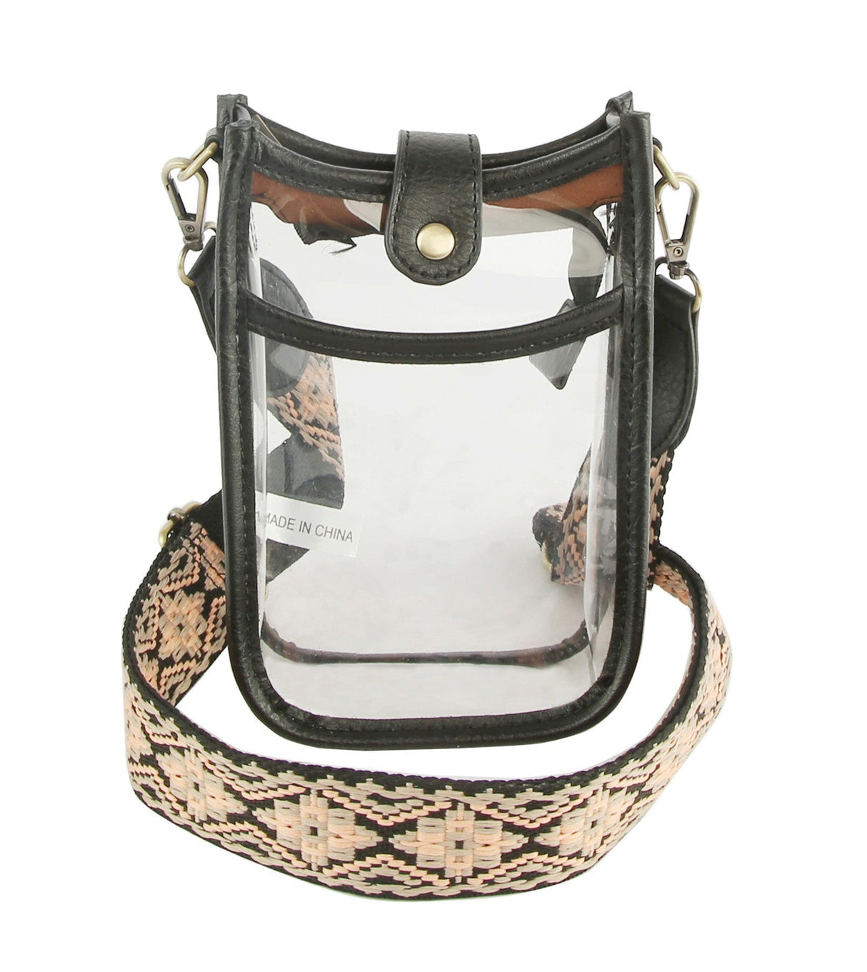 Crossbody Transparent Fashion Bag Guitar Strap by hfstylish