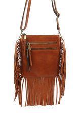 Fringe Tassel Crossbody Handbag Purse by hfstylish