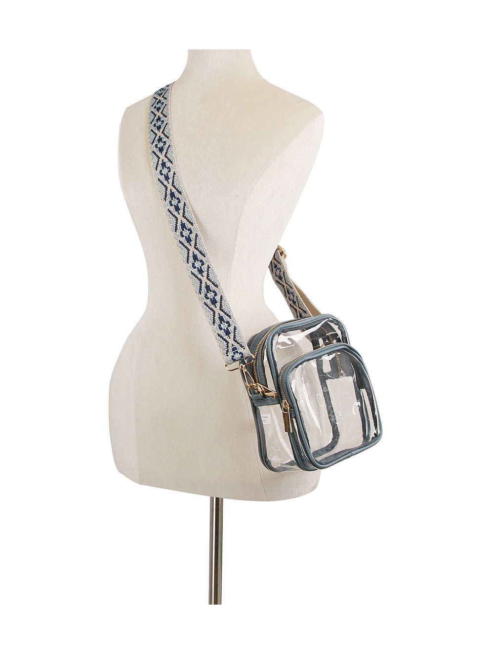 Guitar Strap Clear Crossbody Sling by hfstylish