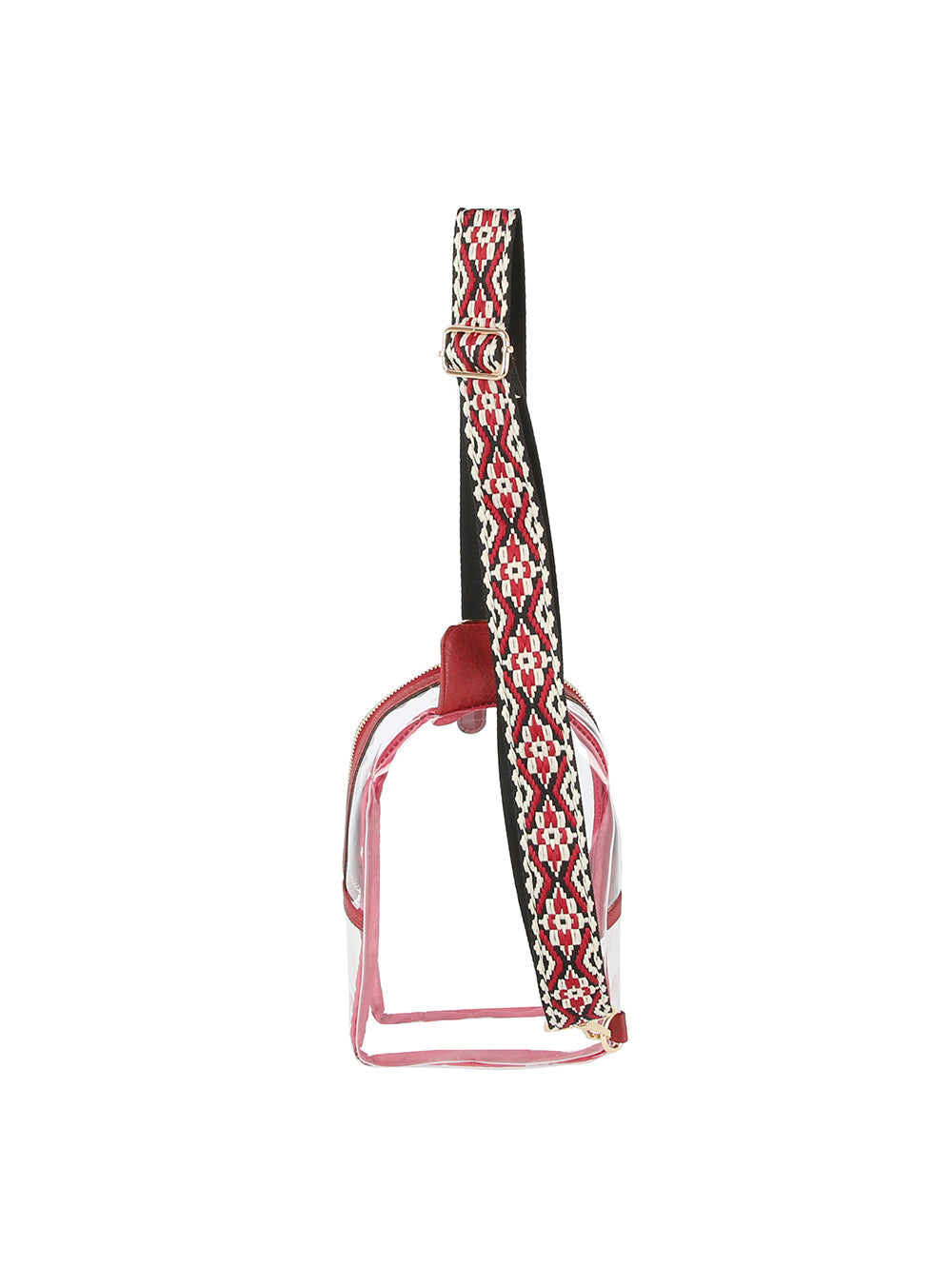 Clear Front Crossbody Sling by hfstylish