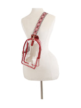 Clear Front Crossbody Sling by hfstylish