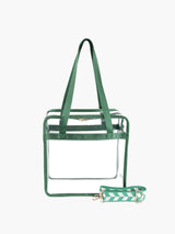 Women Transparent Clear Hobo Tote Handbag by hfstylish