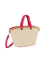 Vacation straw tote bag with braided handle by hfstylish