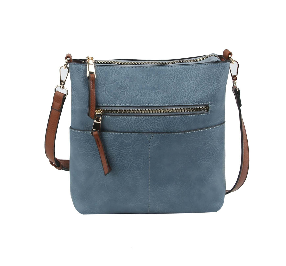 Classic Front Pocket Crossbody Sling by hfstylish