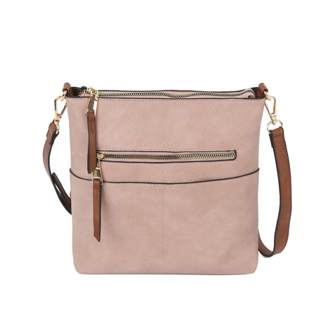 Classic Front Pocket Crossbody Sling by hfstylish