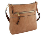 Classic Front Pocket Crossbody Sling by hfstylish