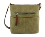 Classic Front Pocket Crossbody Sling by hfstylish