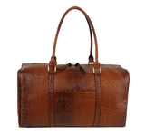 Ostrich Croc Duffle Bag by hfstylish