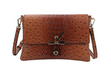 Small Mini Crossbody Mini Croc Shoulder Bag Clutch by hfstylish