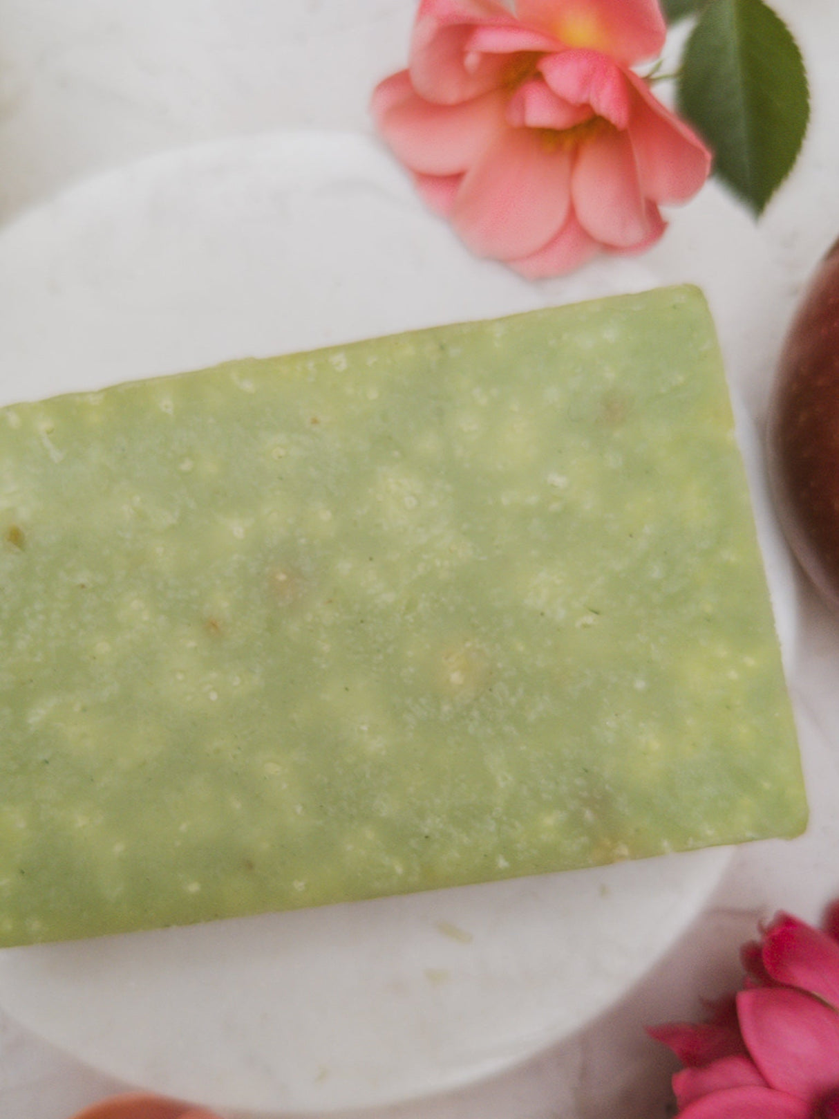 Apple Rose Soap Scrub Bar by Ash & Rose