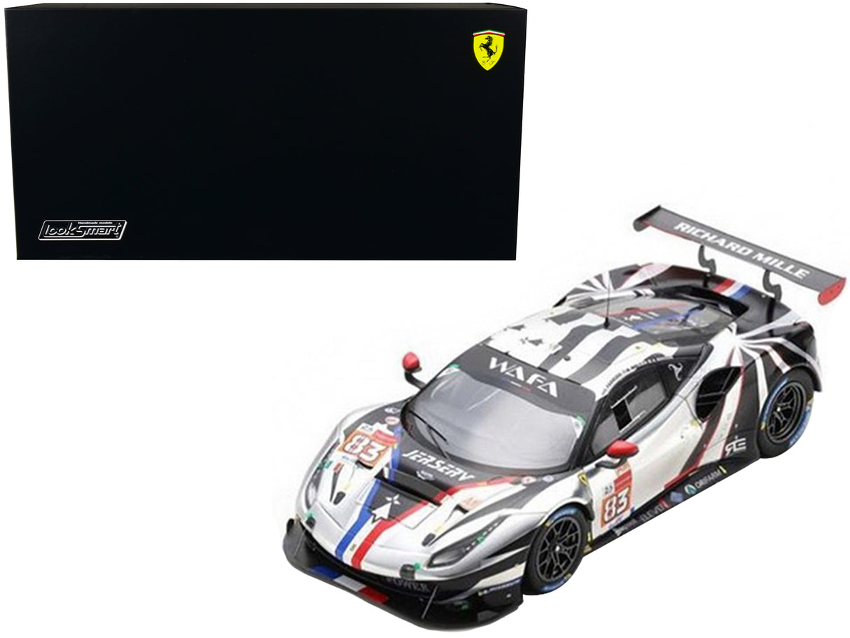 Ferrari 488 GTE #83 Nicklas Nielsen - Francois Perrodo - Alessio Rovera Winner LMGTE Am Class "AF Corse" 24 Hours of Le Mans (2021) 1/18 Model Car by LookSmart