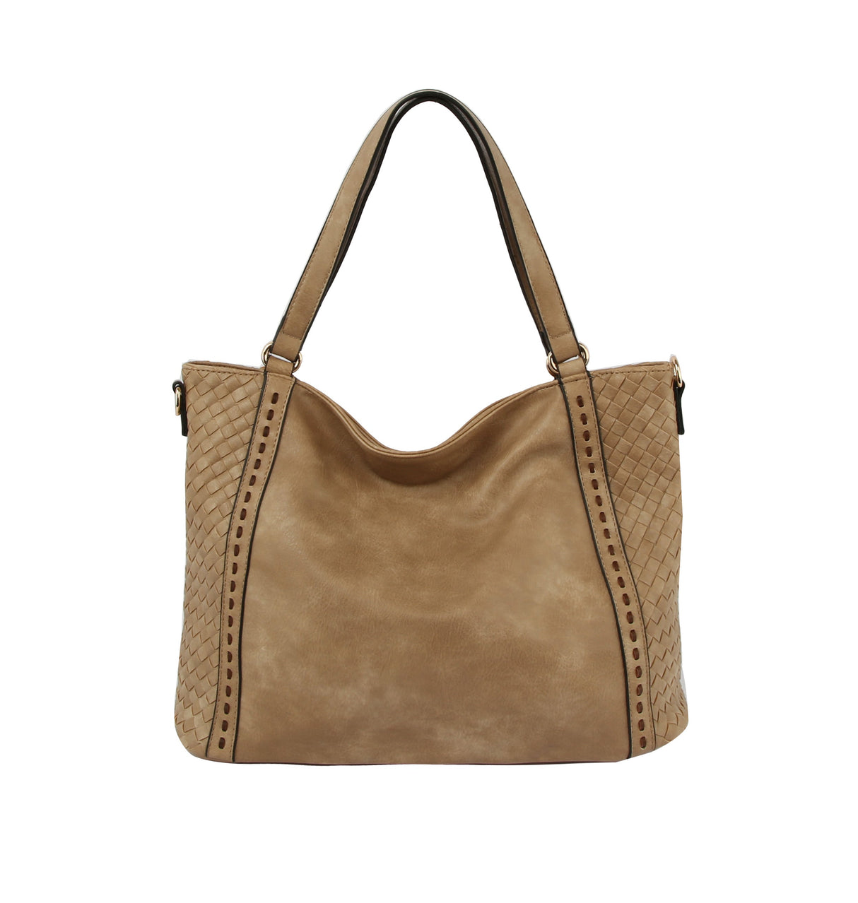 Soft Leather Tote Crossbody Hobo Bag by hfstylish