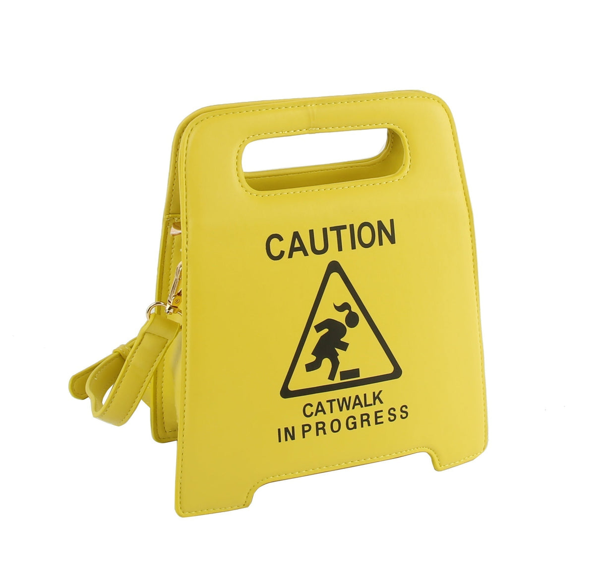 Caution Sign Purse Shoulder Crossbody Bag by hfstylish