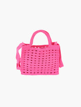 Woven Tote Handbag by hfstylish