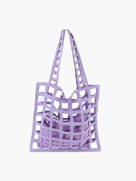 Woven Tote Handbag Set by hfstylish