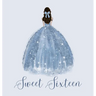 Sweet sixteen guest book, party Guest book, birthday party guest book to sign