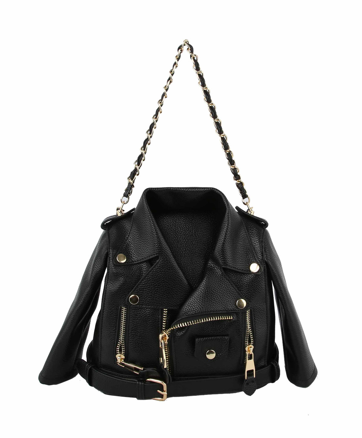 LEATHER JACKET CONVERTIBLE BACK PACK by hfstylish