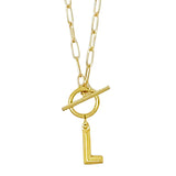 Modern Classic Initial Necklace by Ellisonyoung.com