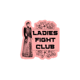 Ladies Fight Club Vinyl Sticker 3in x 3in by The Bullish Store