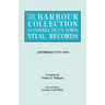 Barbour Collection of Connecticut Town Vital Records. Volume 23: Litchfield 1719-1854