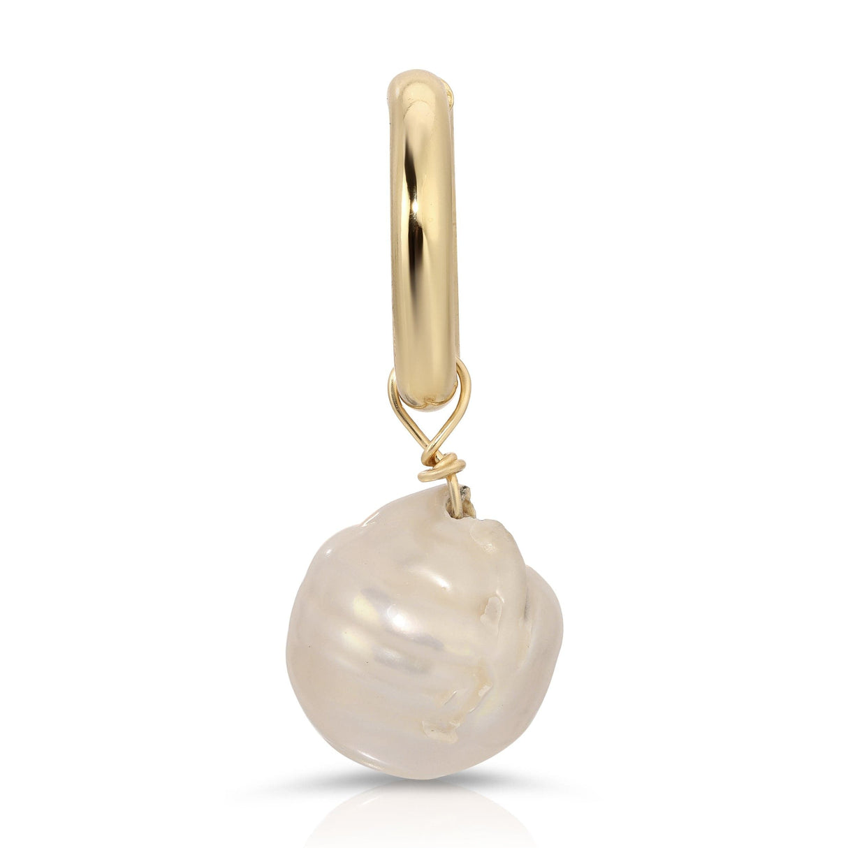 Large Baroque Pearl Pendant by eklexic jewelry