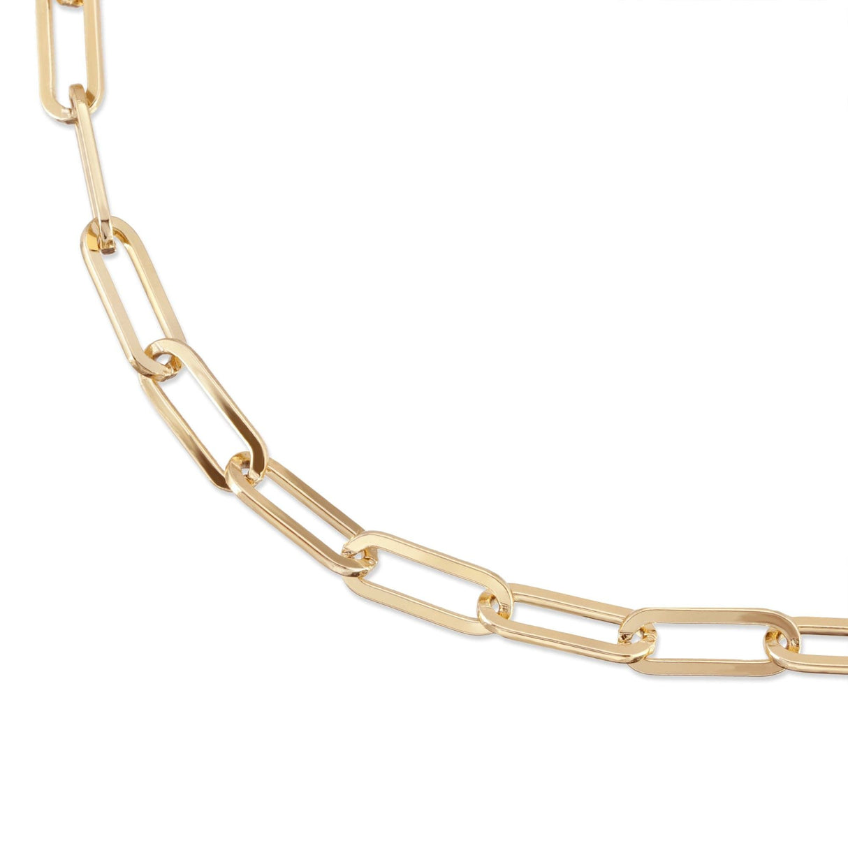 Large Elongated Link Chain by eklexic jewelry