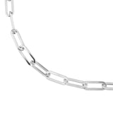 Large Elongated Link Mask Chain by eklexic jewelry