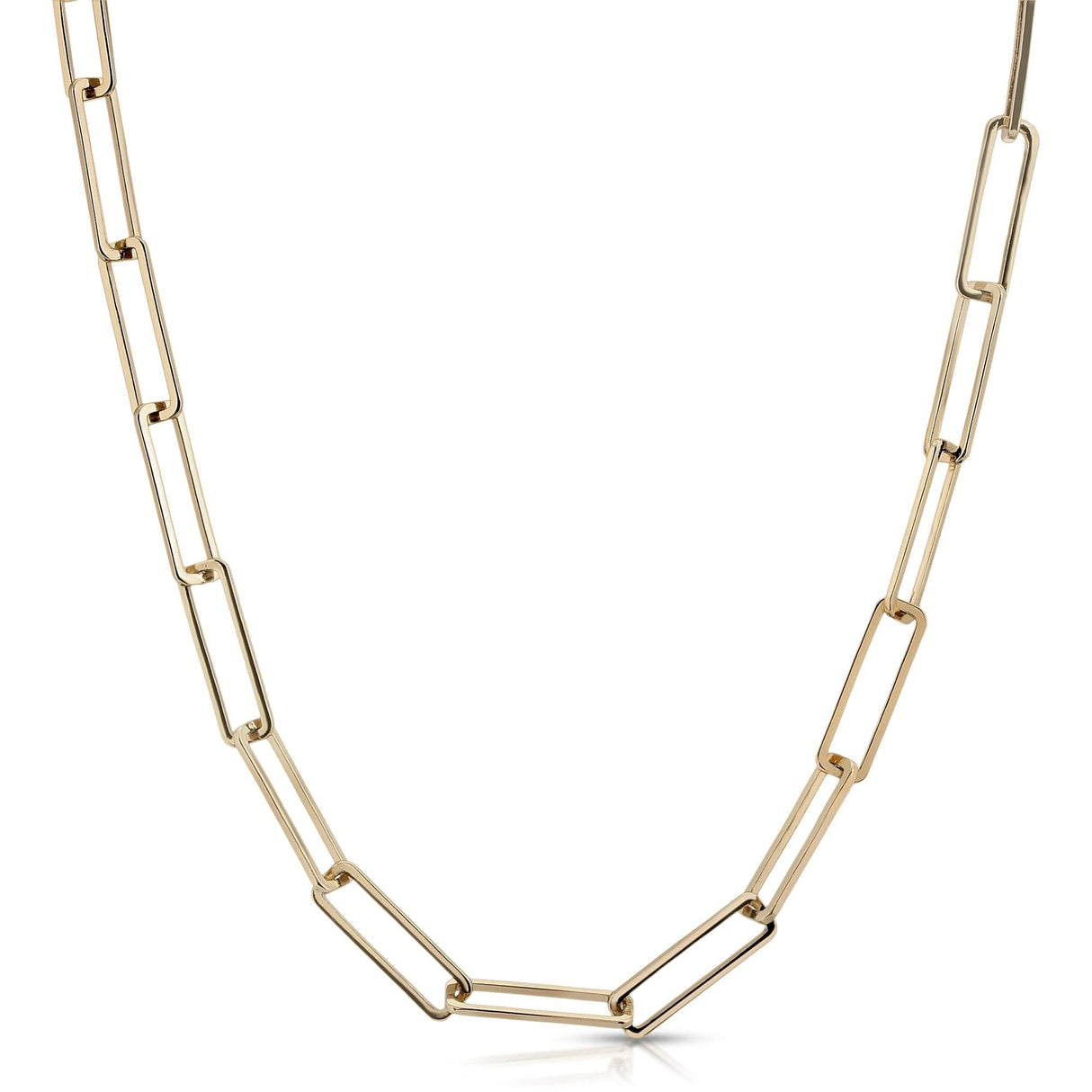 Large Rectangle Link Chain by eklexic jewelry