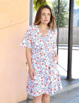 Lata Organic Wrap Dress by Passion Lilie