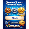 3 Iowa ISASP Grade 3 Math Practice Tests: Full-Length Test Prep with Detailed Answer Explanations