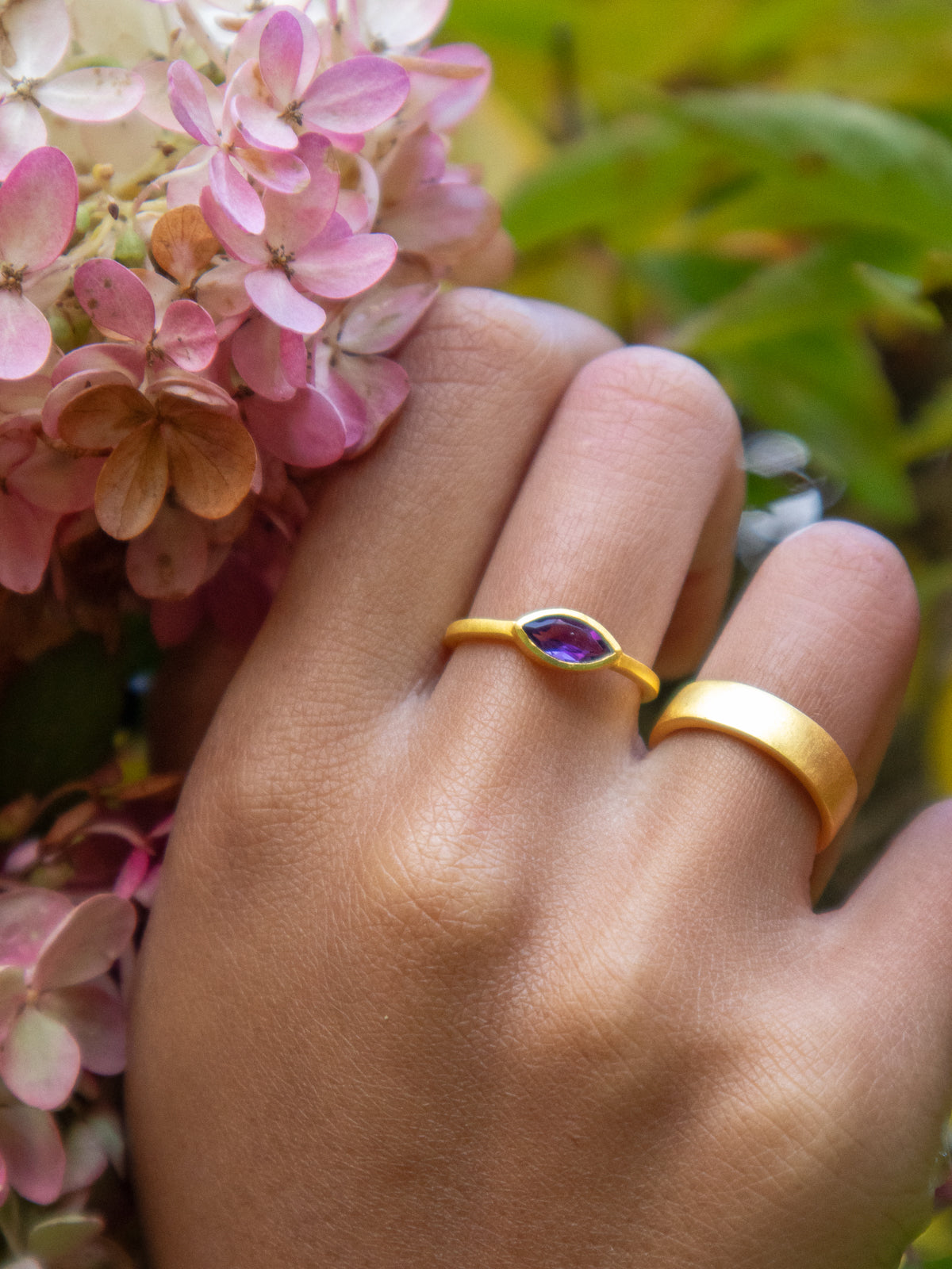 Aurora Band Ring by Ash & Rose