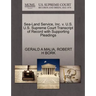 Sea-Land Service, Inc. V. U.S. U.S. Supreme Court Transcript of Record with Supporting Pleadings