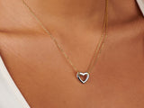 Emma Heart Necklace by Little Sky Stone