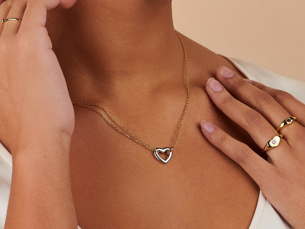 Emma Heart Necklace by Little Sky Stone