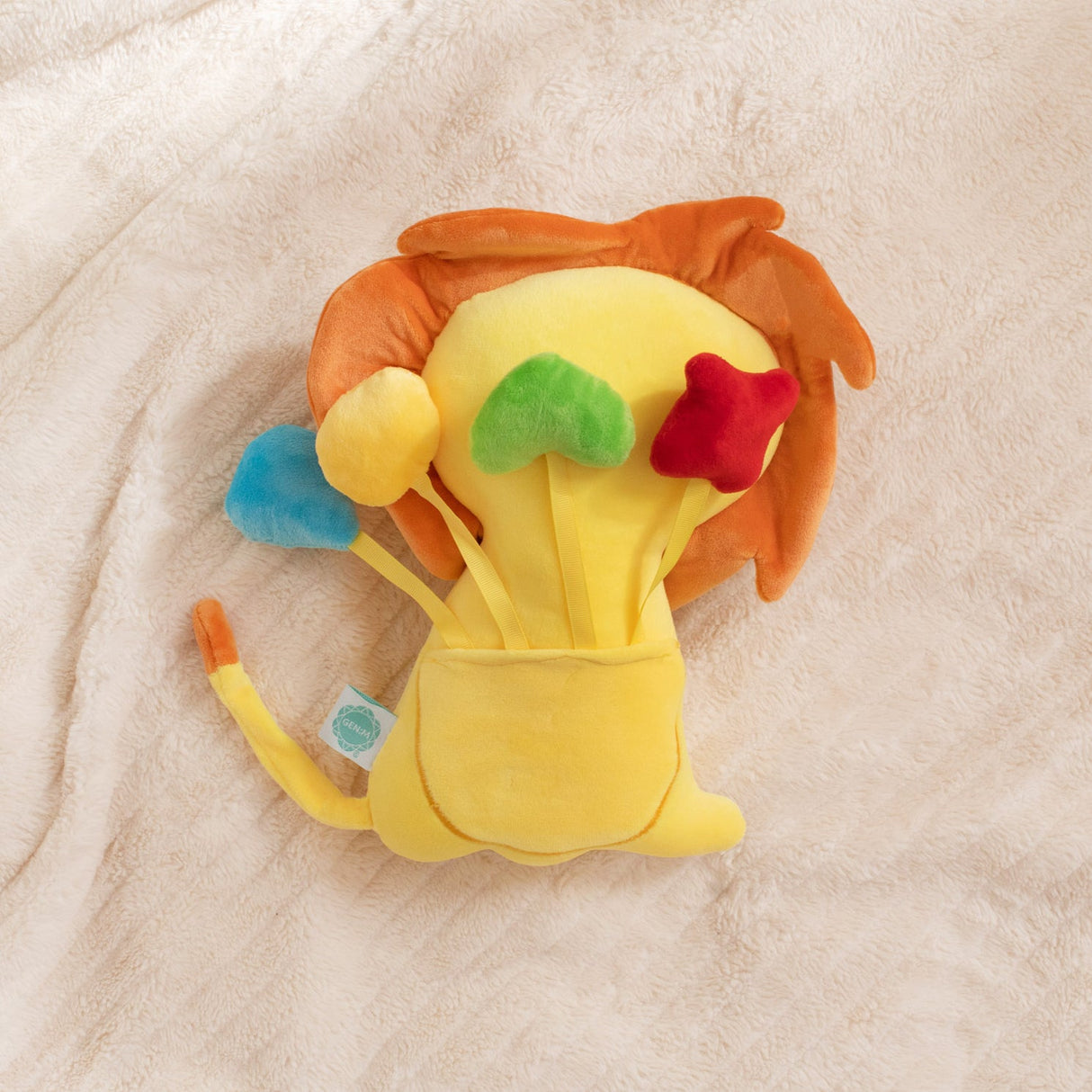 Yellow Lion SnuggleBuddies Emotions Plush by Generation Mindful