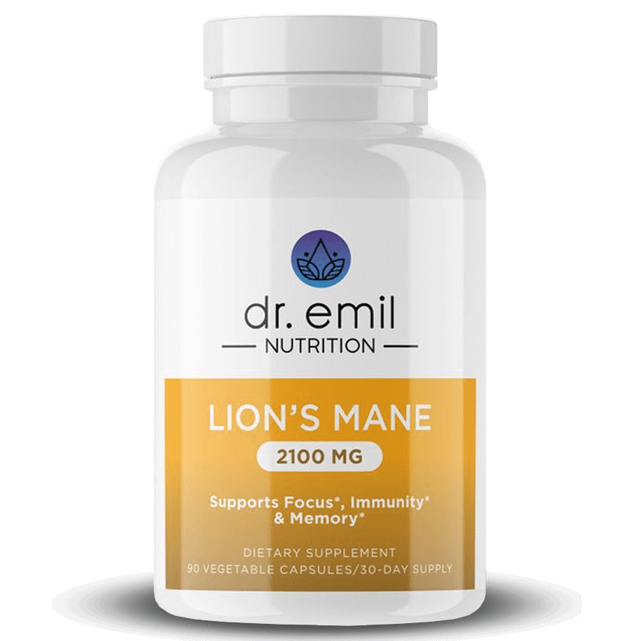 Lions Mane Mushroom Capsules by Dr Emil Nutrition