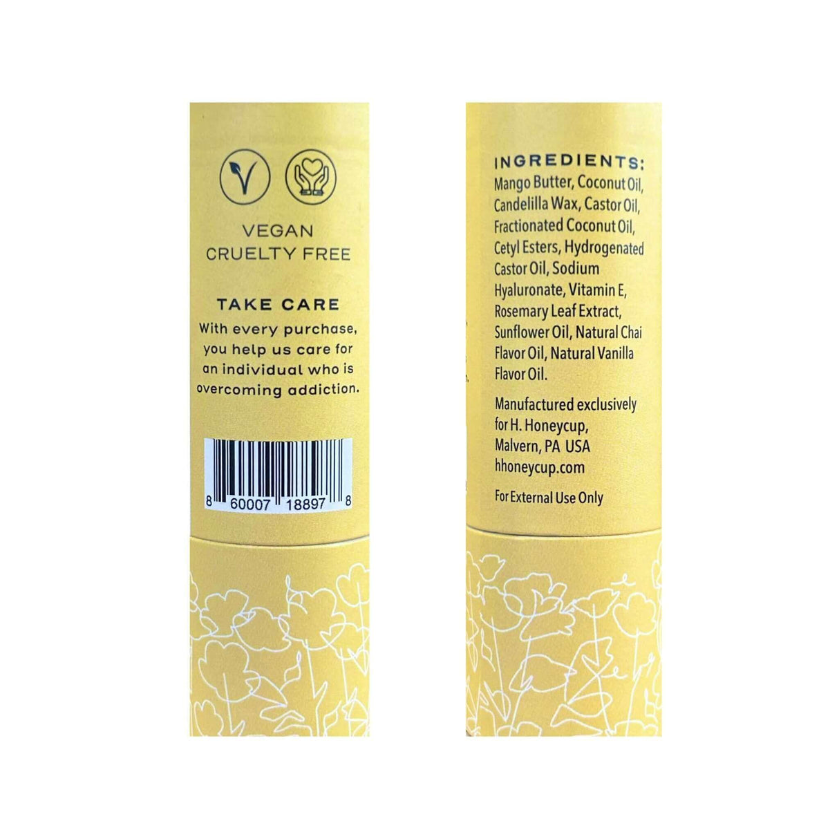 Lip Balm Vanilla Chai by H. Honeycup