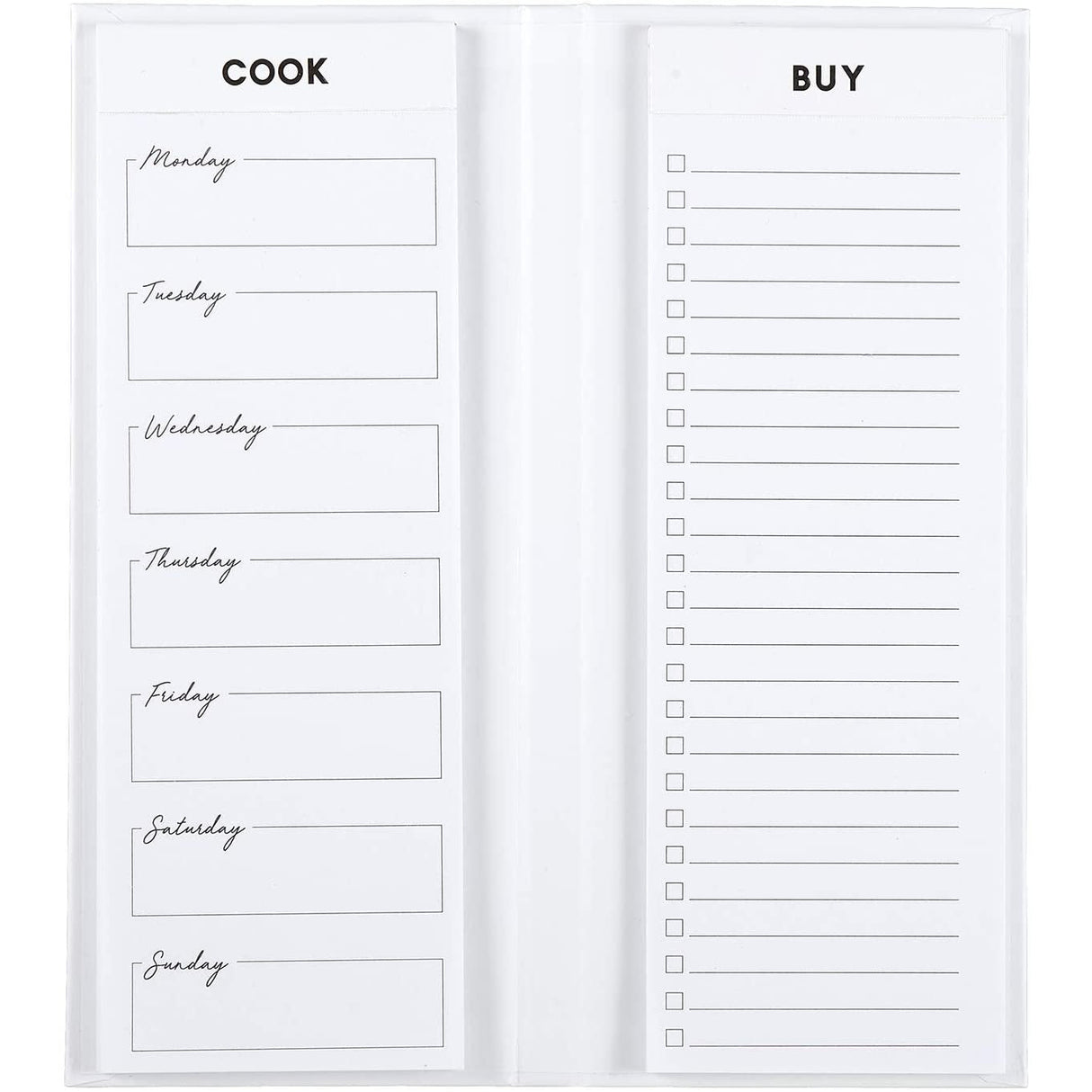 Live Organically Weekly Meal Planner | Hardbound | White and Rose Gold by The Bullish Store