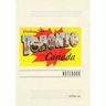 Vintage Lined Notebook Greetings from Toronto, Canada