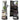 Lockable 360° Swivel Jewelry Cabinet with Full-Length Mirror LED Lights-Black