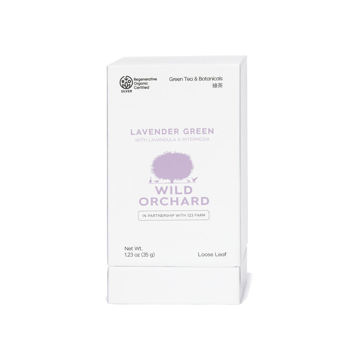 Wild Orchard Tea Lavender Green - Loose Leaf Bags - 6 Bags by Farm2Me