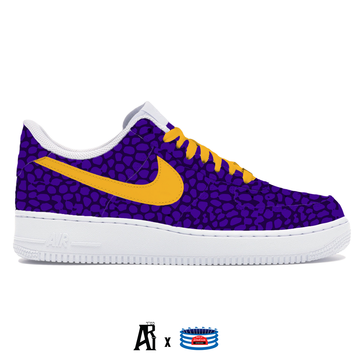 "Los Angeles" Nike Air Force 1 Low Shoes by Stadium Custom Kicks