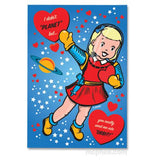 Love Note Postcards Book | 30 Postcards with Horrible Puns and Retro Valentine's-Style Art by The Bullish Store