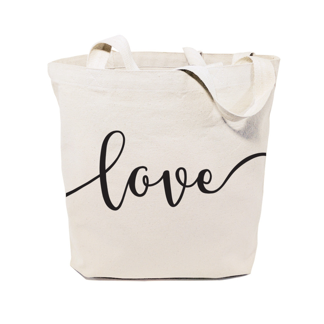 Love Cotton Canvas Tote Bag by The Cotton & Canvas Co.