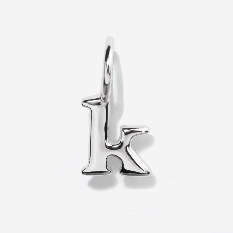 Initial Sterling Silver Charm by Little Sky Stone